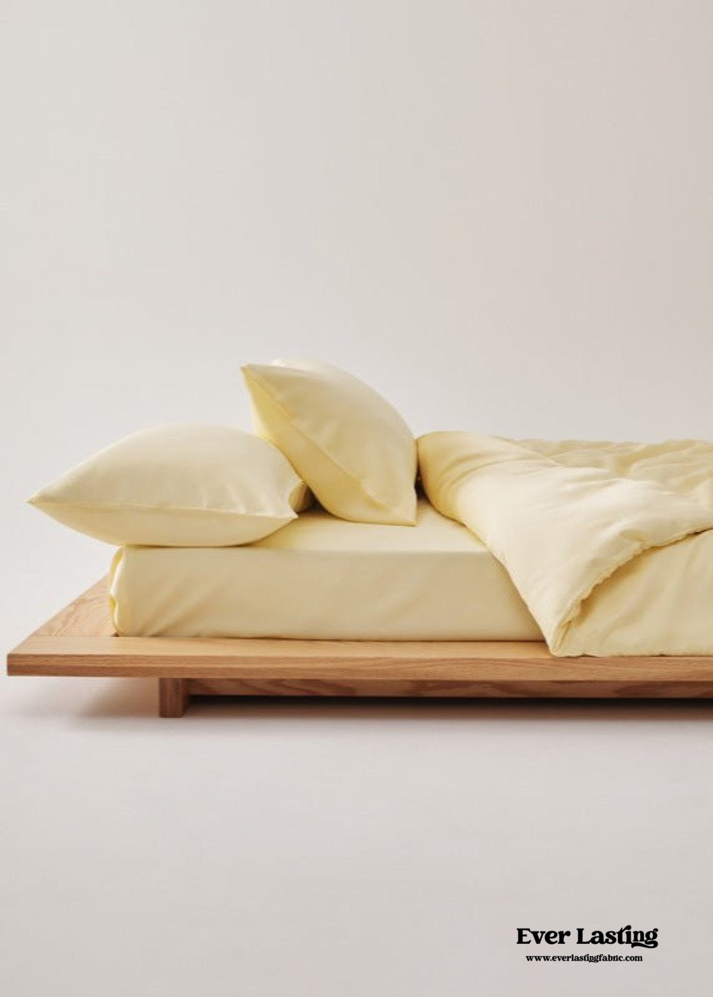 Adeline Pastel Silky TENCEL™ Bedding Set / Yellow