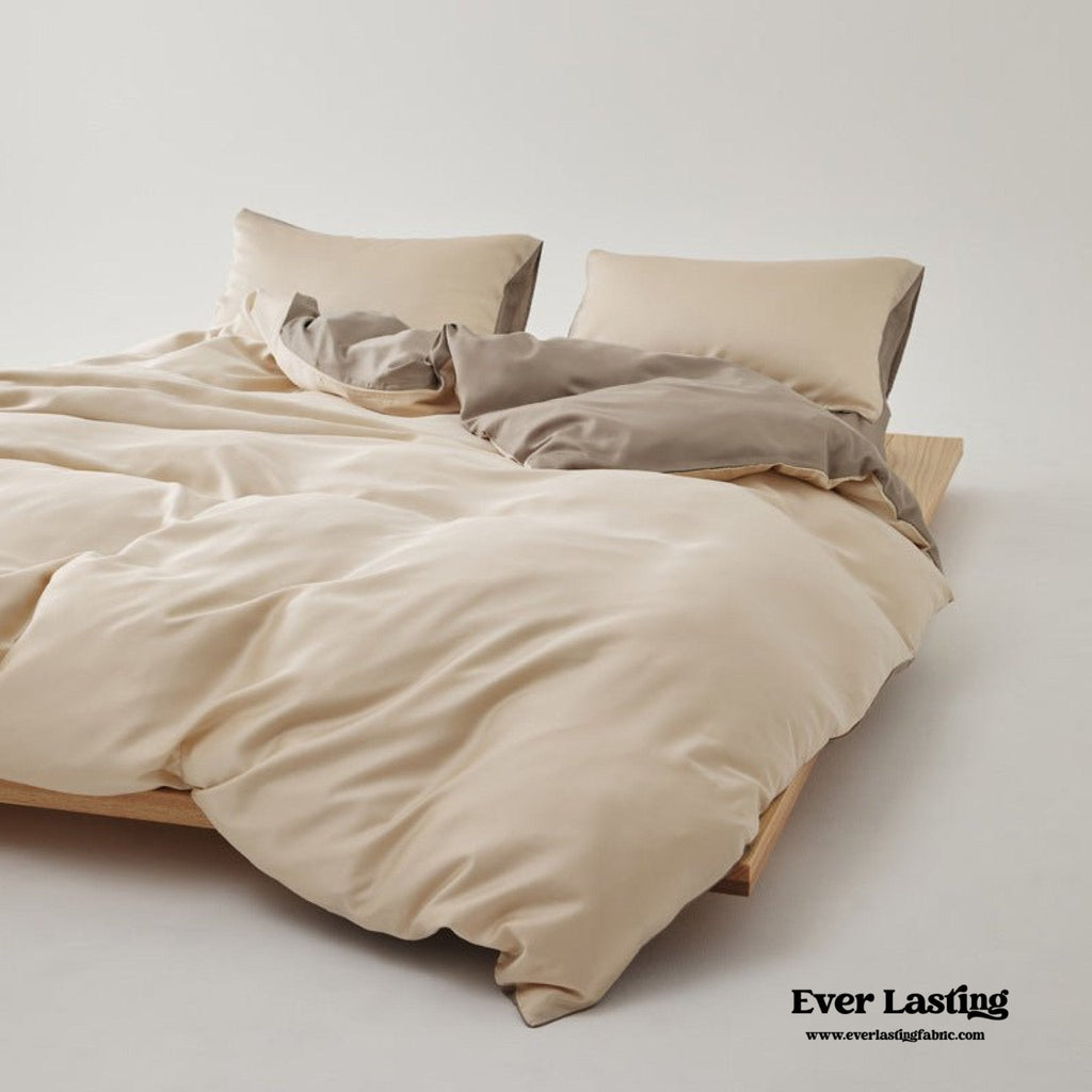 Adeline Pastel Silky TENCEL™ Bedding Set / Yellow