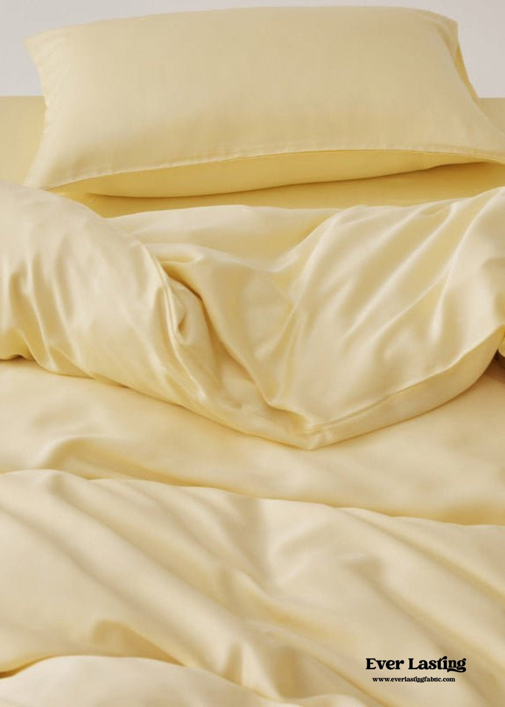 Adeline Pastel Silky TENCEL™ Bedding Set / Yellow