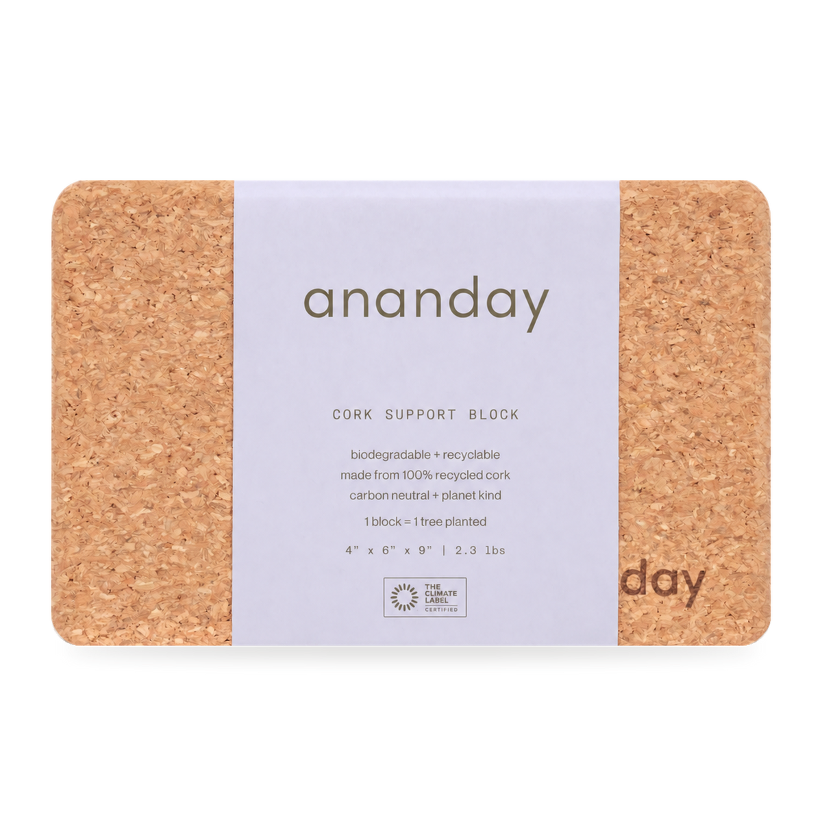 Cork Yoga Block