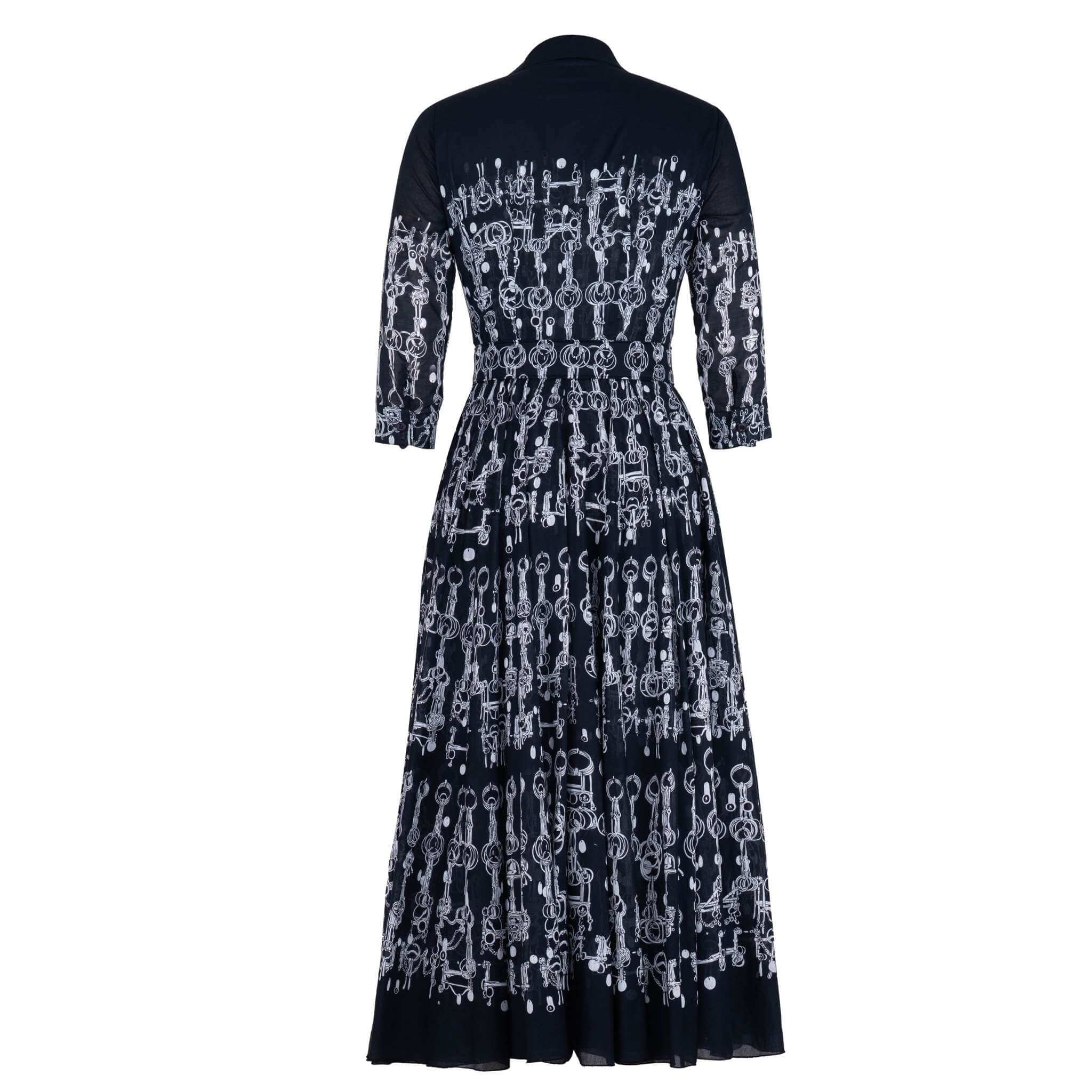 Aster Dress Horse Chain Deep Indigo Dress