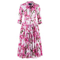 Aster Dress Magnolia Blossom White Pink Dress