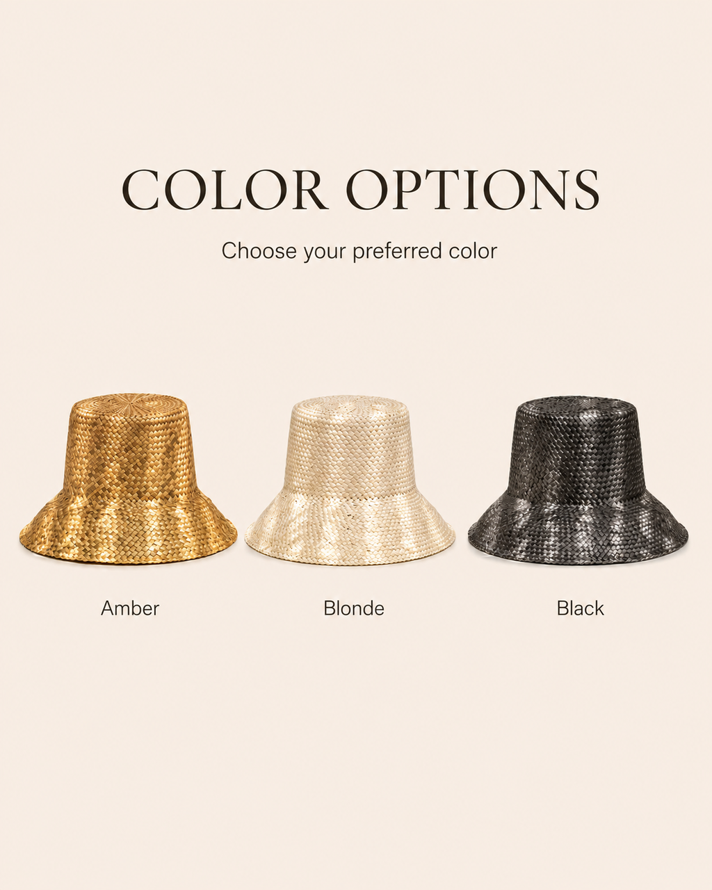 Woven Bucket Hat
