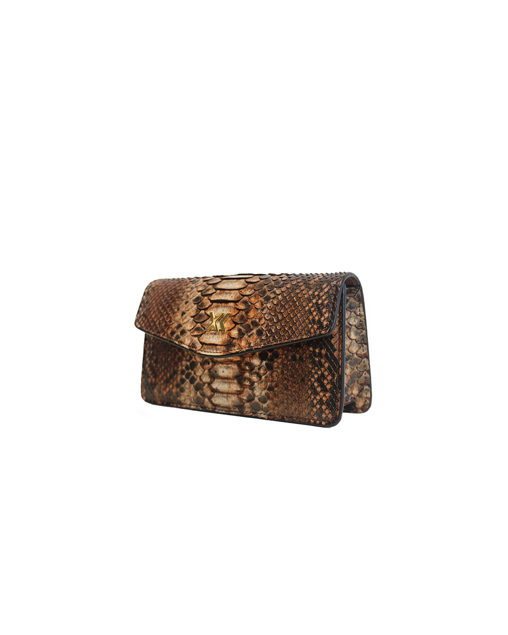 The Met Clutch in Brown Frapuccino