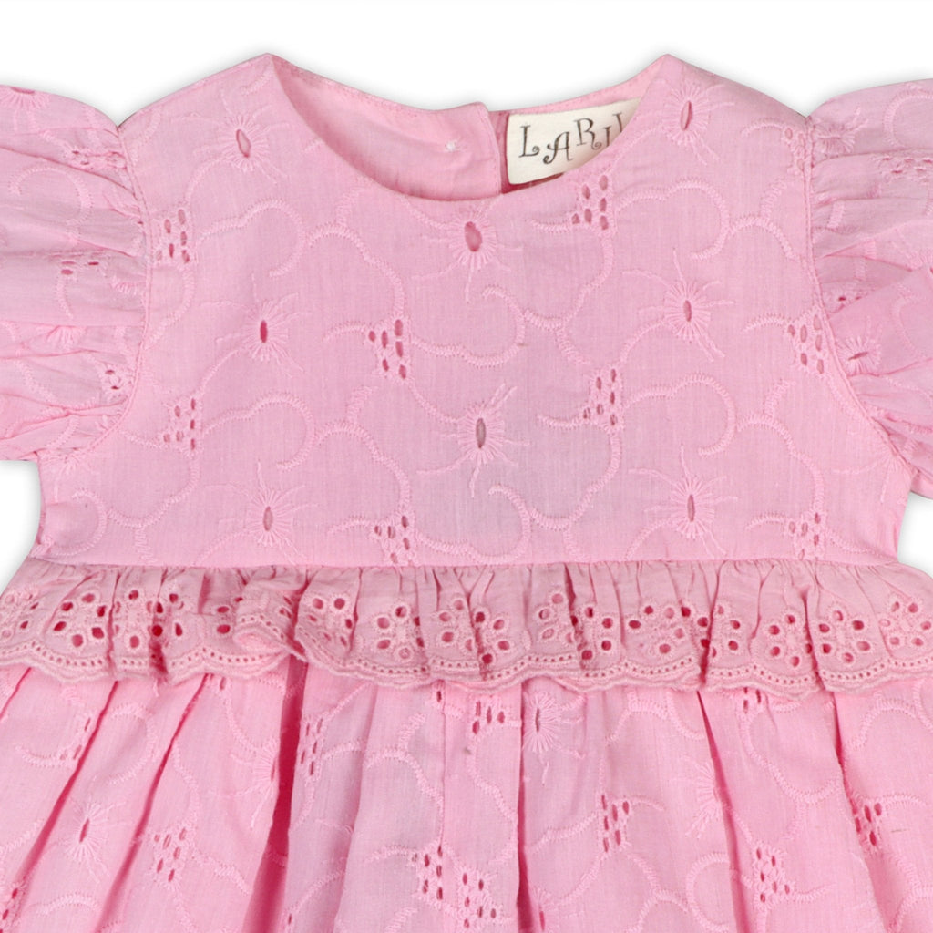 Cherry Blossom Schiffli Romper
