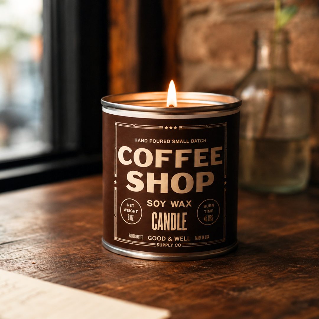 Coffee Shop Happy Place Candle