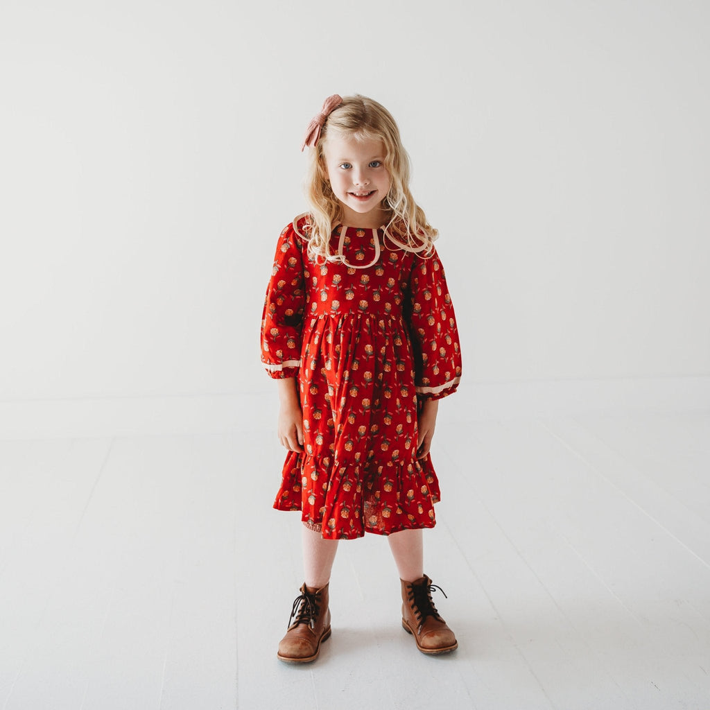 Crimson Garden Dress
