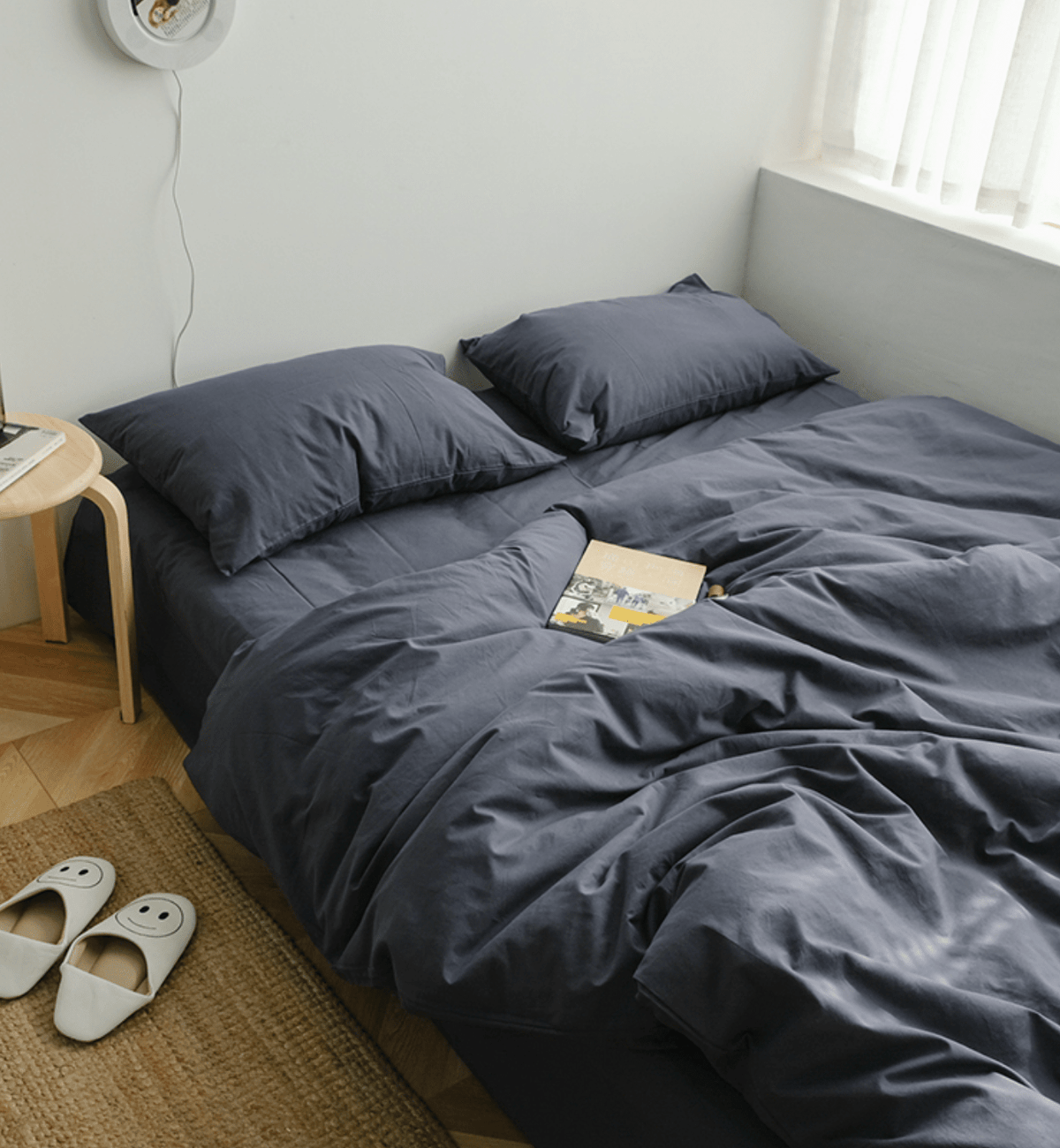 Earth Tone Bedding Set / Moss Green