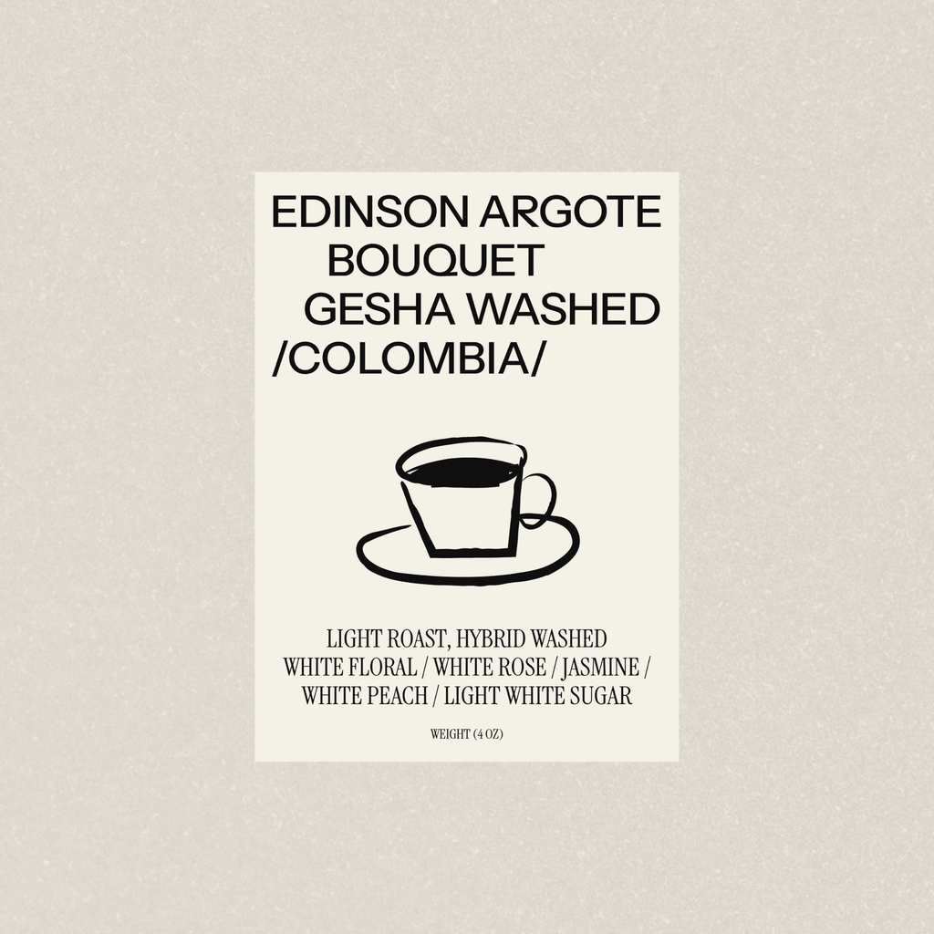 EDINSON ARGOTE BOUQUET GESHA