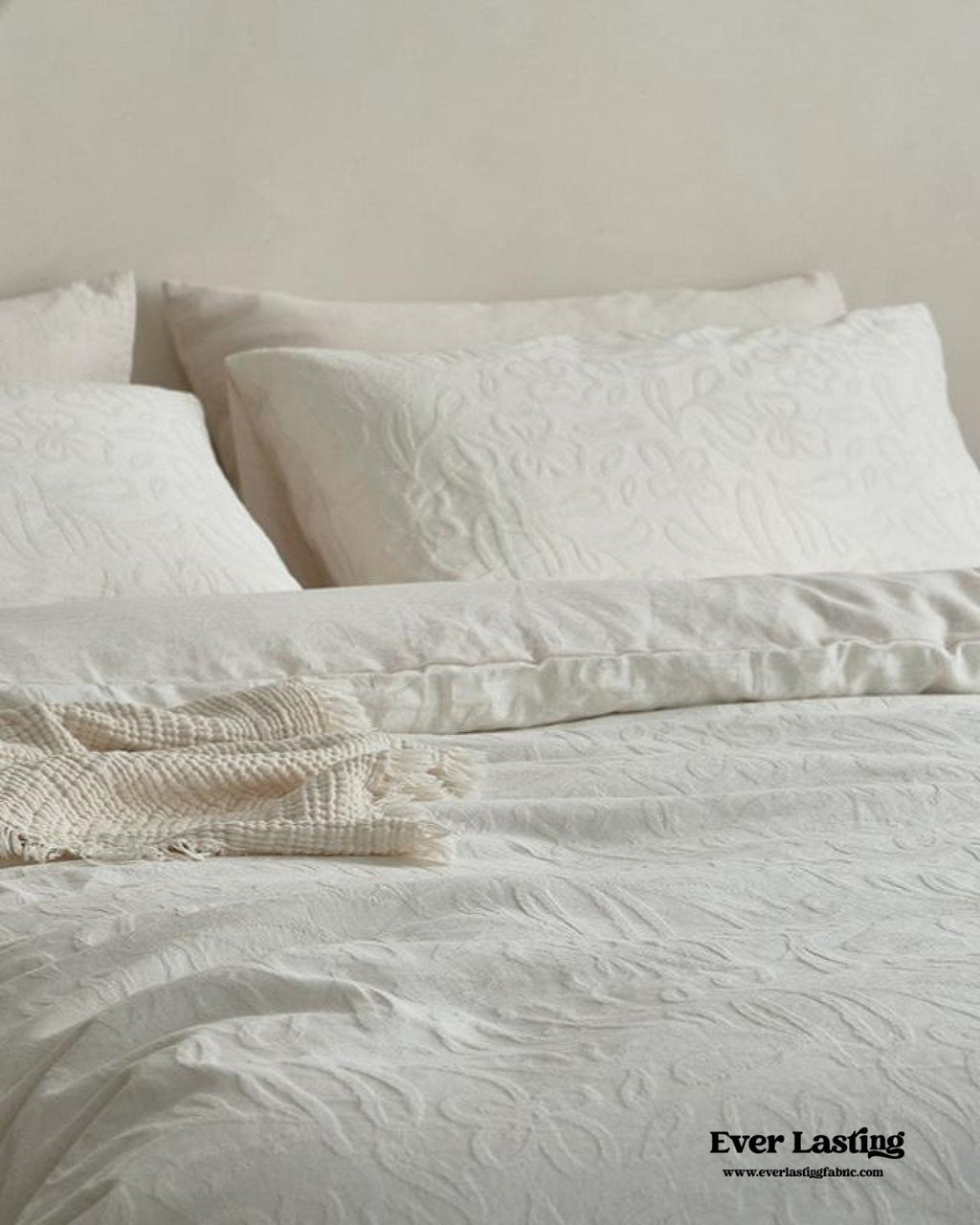 Elin Tencel Silky Jacquard Bedding Set / Garden