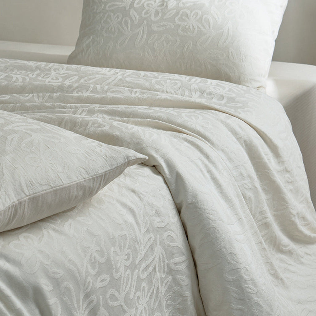 Elin Tencel Silky Jacquard Bedding Set / Sunrise
