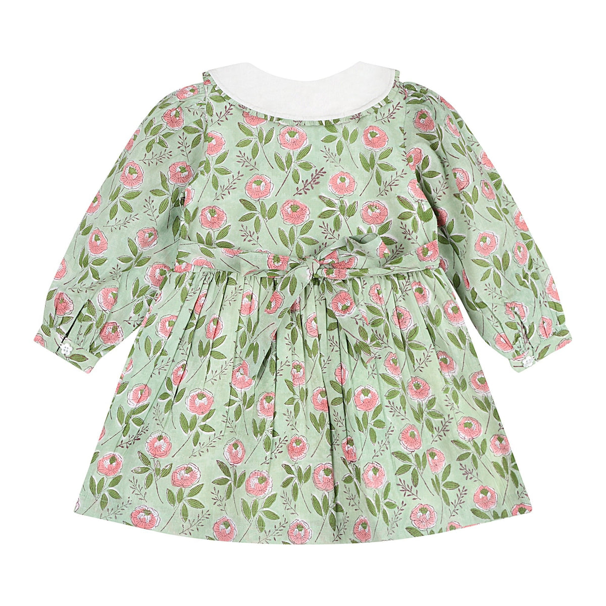 Emerald Bloom Floral Dress