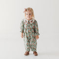 Emerald Bloom Floral Jumpsuit