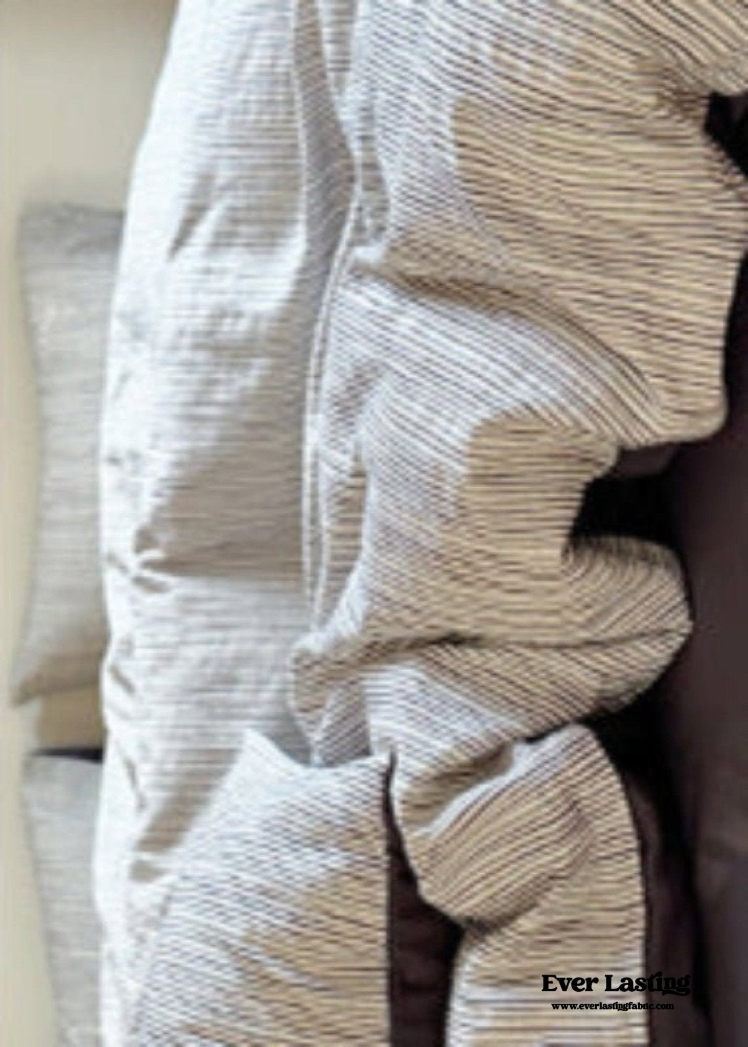 Emma Duo Striped Jacquard Bedding Set / Pink