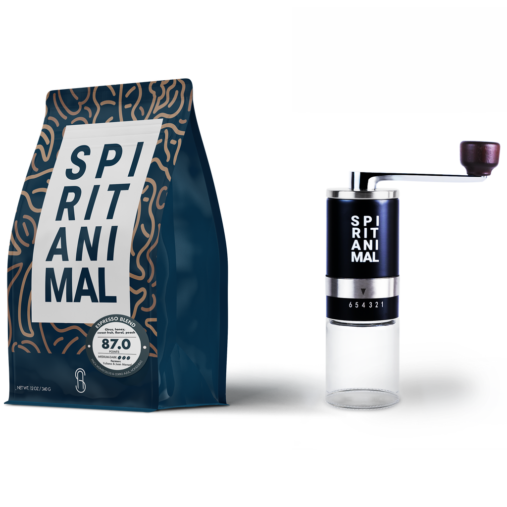 Honduran Espresso Blend Coffee + Grinder