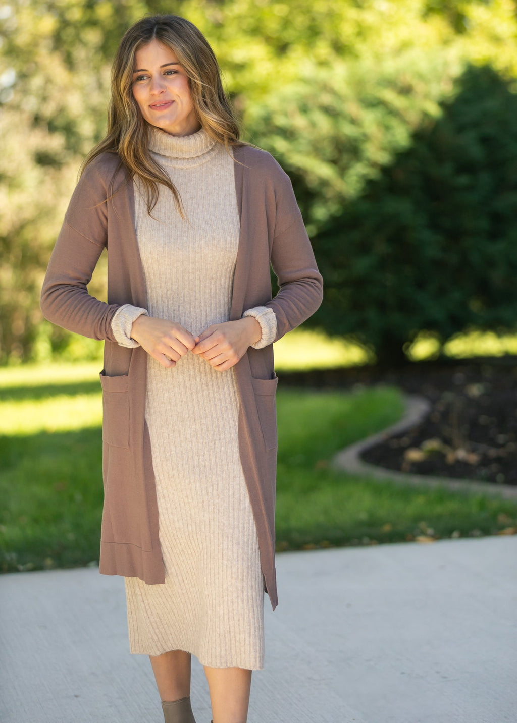 Essential Long + Soft Cardigan