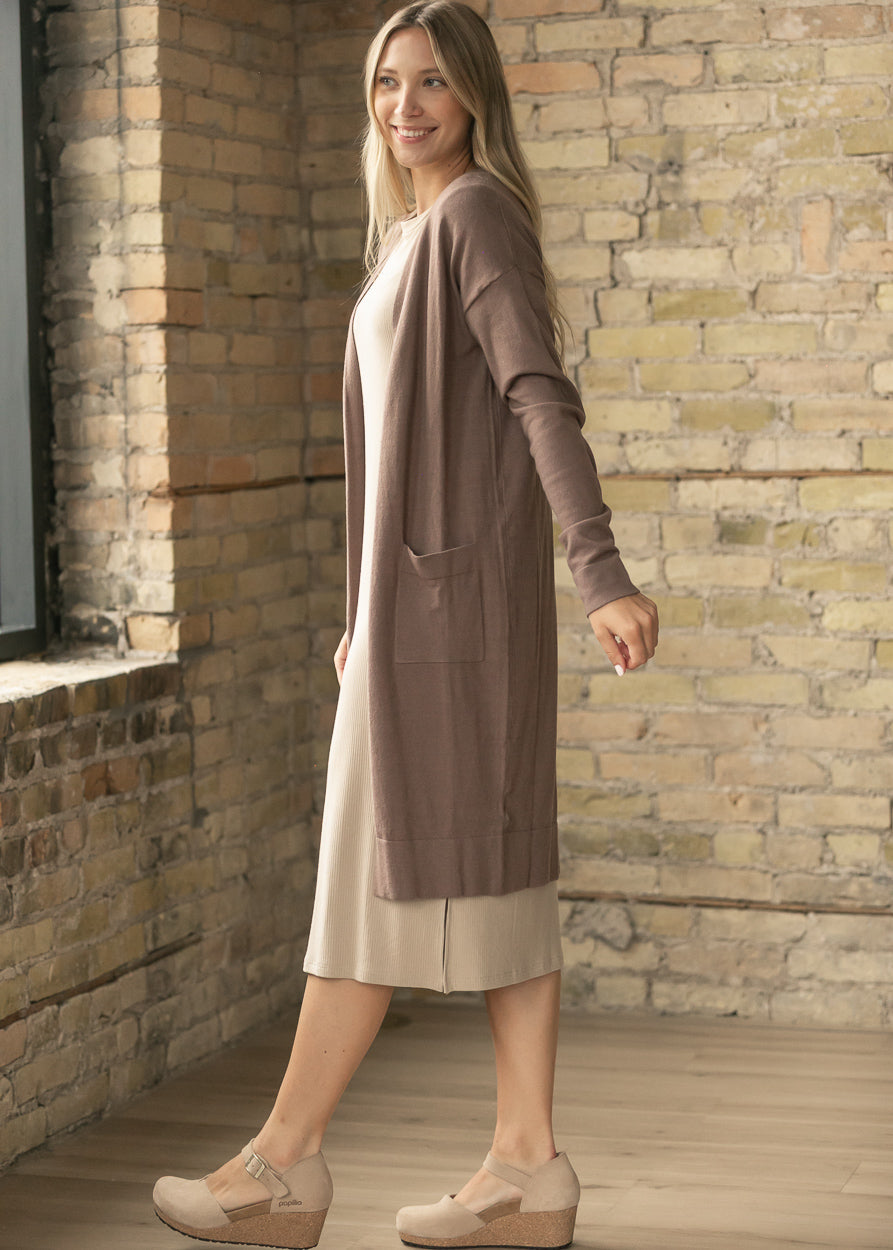 Essential Long + Soft Cardigan