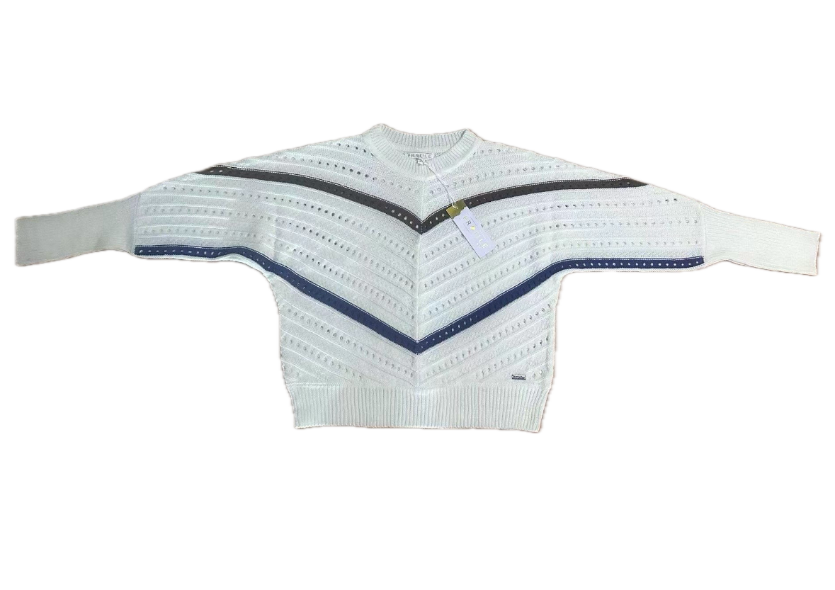 EYELET SWEATER