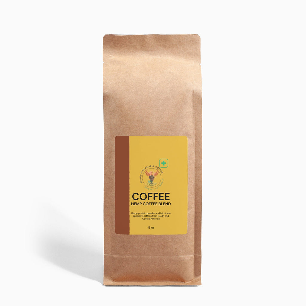 Hemp Coffee Blend Medium Roast 16oz — Whole Bean Coffee