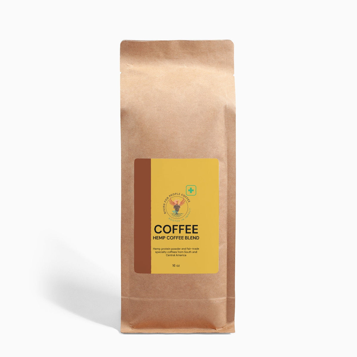 Hemp Coffee Blend Medium Roast 16oz — Whole Bean Coffee