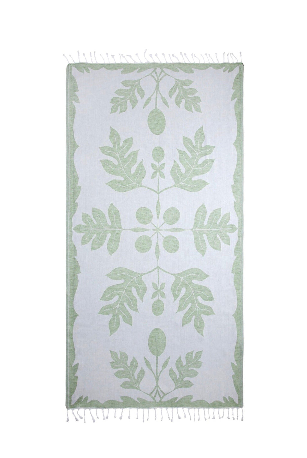 ‘Ohana ‘Ulu Print Turkish Beach Towel
