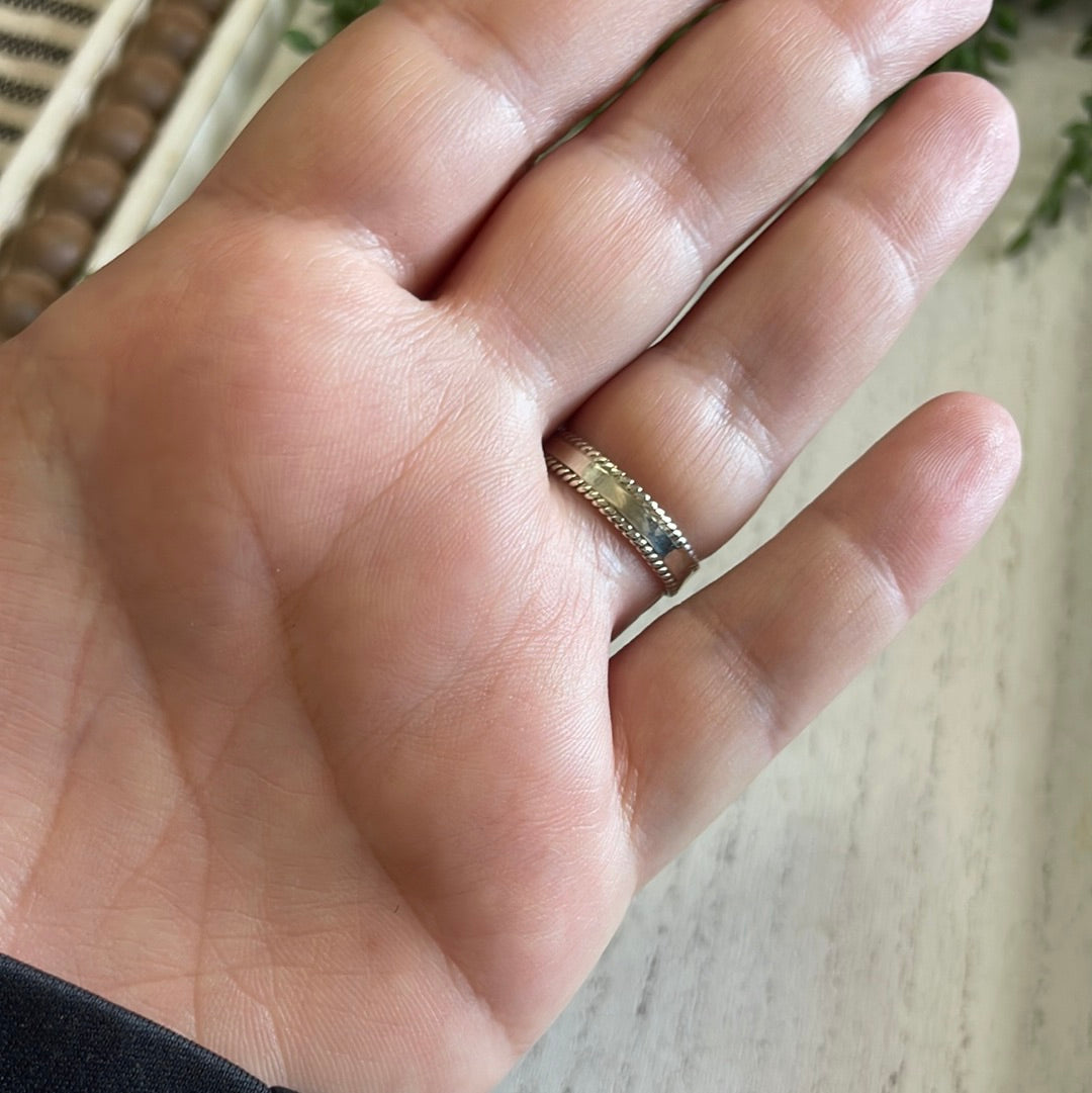 Handcrafted Sterling Silver Single Stone Turquoise Ring
