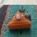 Handcrafted Pink Conch & Sterling Silver Adjustable Cuff Bracelet
