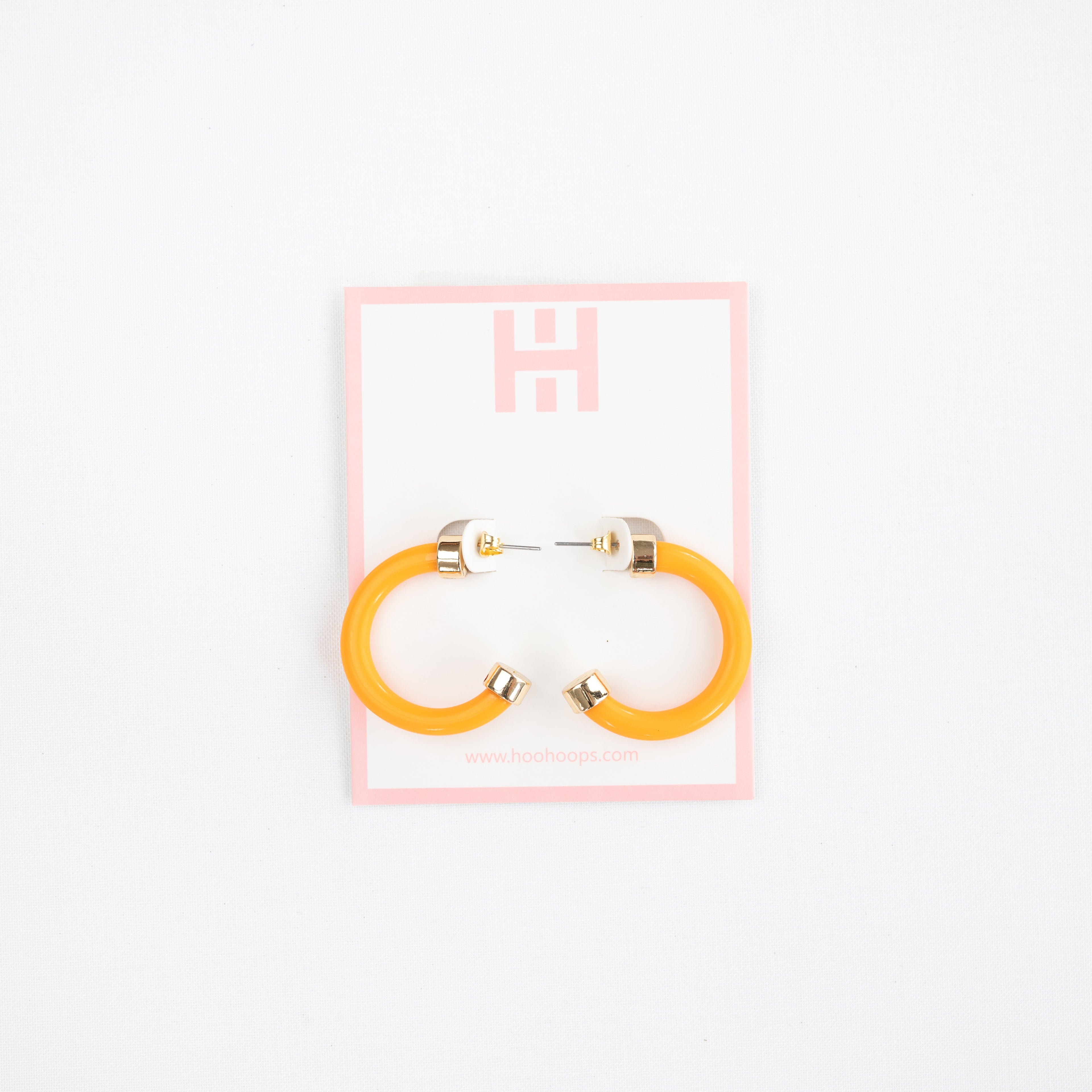 Mini Hoops - Bright Orange