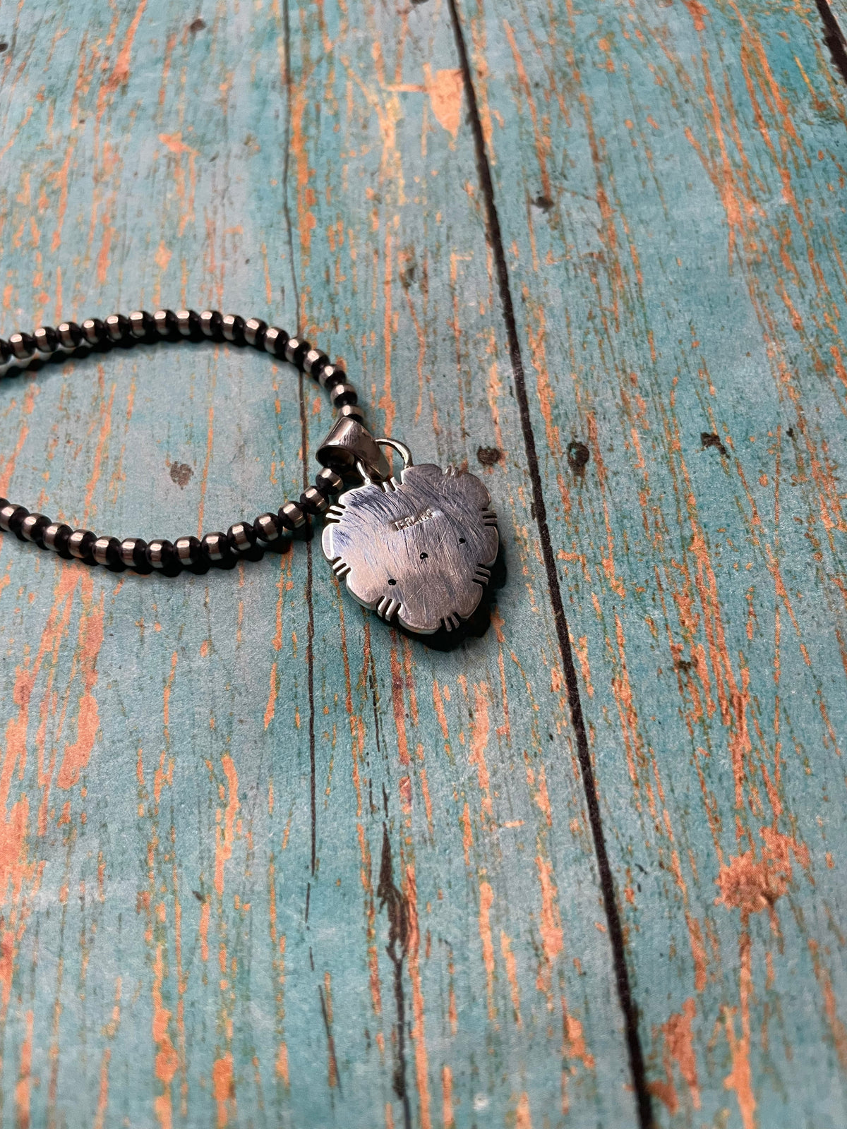 Handcrafted Sterling Silver And Multi Stone Inlay Pendant