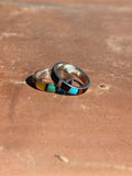 Handcrafted Multistone and Sterling Silver Inlay Stacker