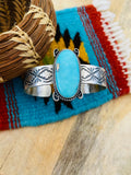 Handcrafted Sterling Silver & Turquoise Cuff Bracelet