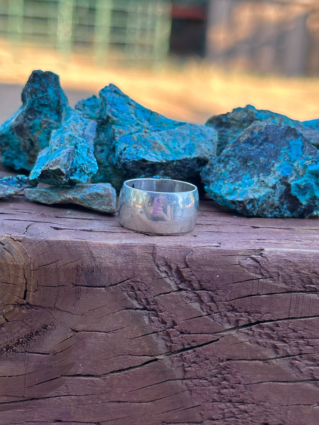 Handcrafted Sterling Silver Wedding Band Ring