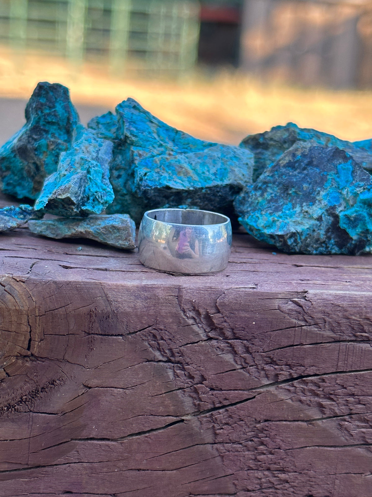 Handcrafted Sterling Silver Wedding Band Ring