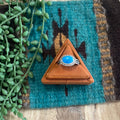 “The Mili” Handcrafted Sterling Silver Single Stone Turquoise Ring
