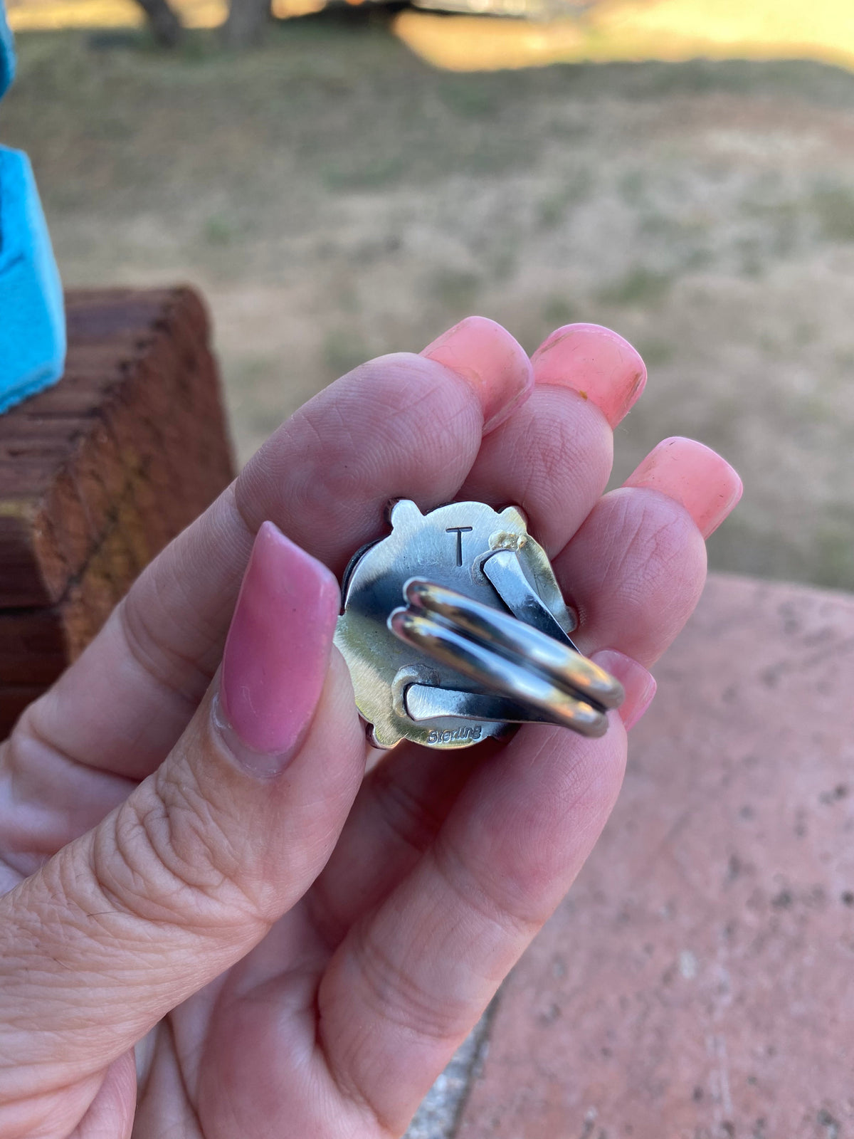 Handcrafted Sterling Silver Adjustable Flower Ring