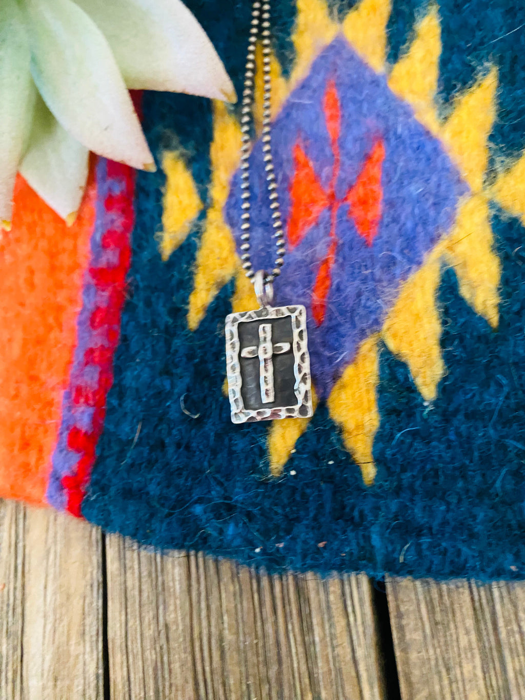 Handcrafted Sterling Silver Cross Pendant