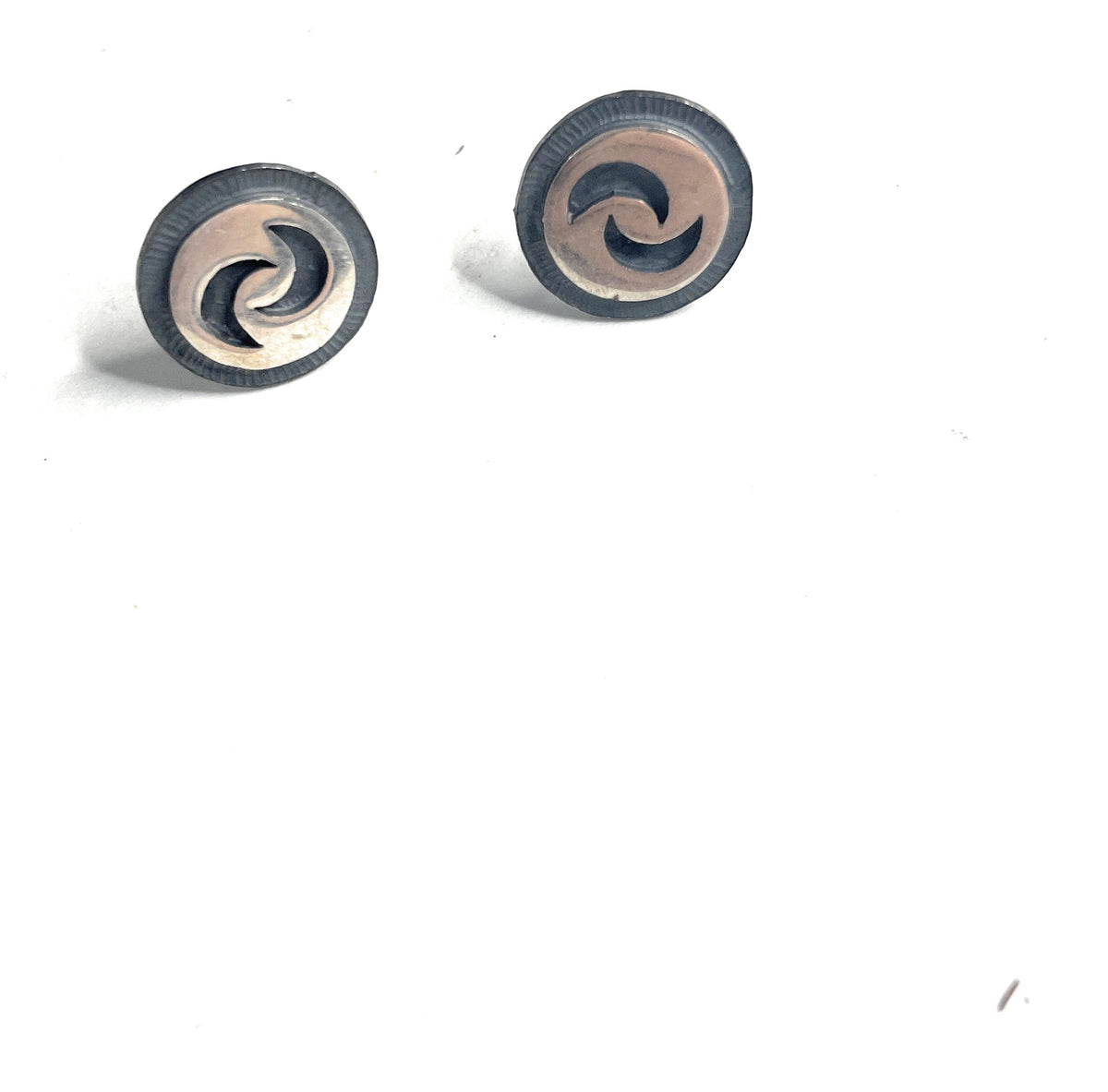 Handcrafted Sterling Silver Stud Earrings