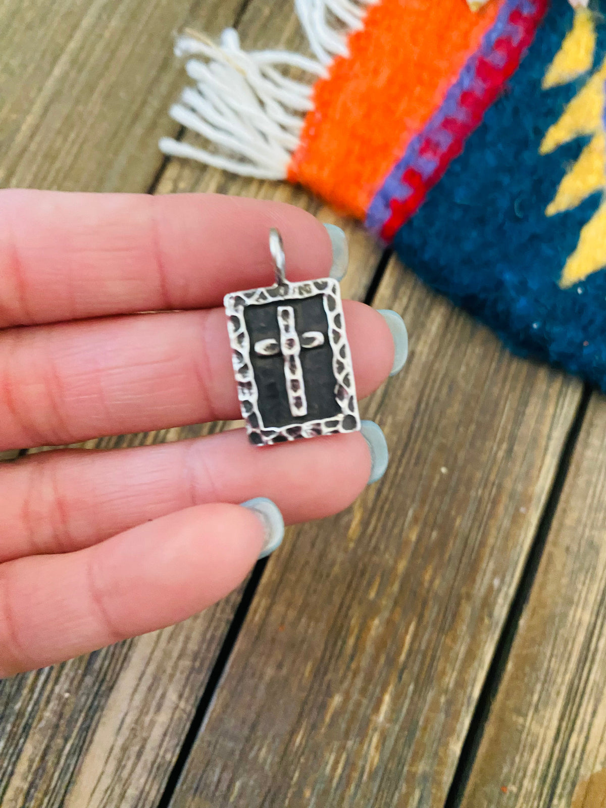 Handcrafted Sterling Silver Cross Pendant