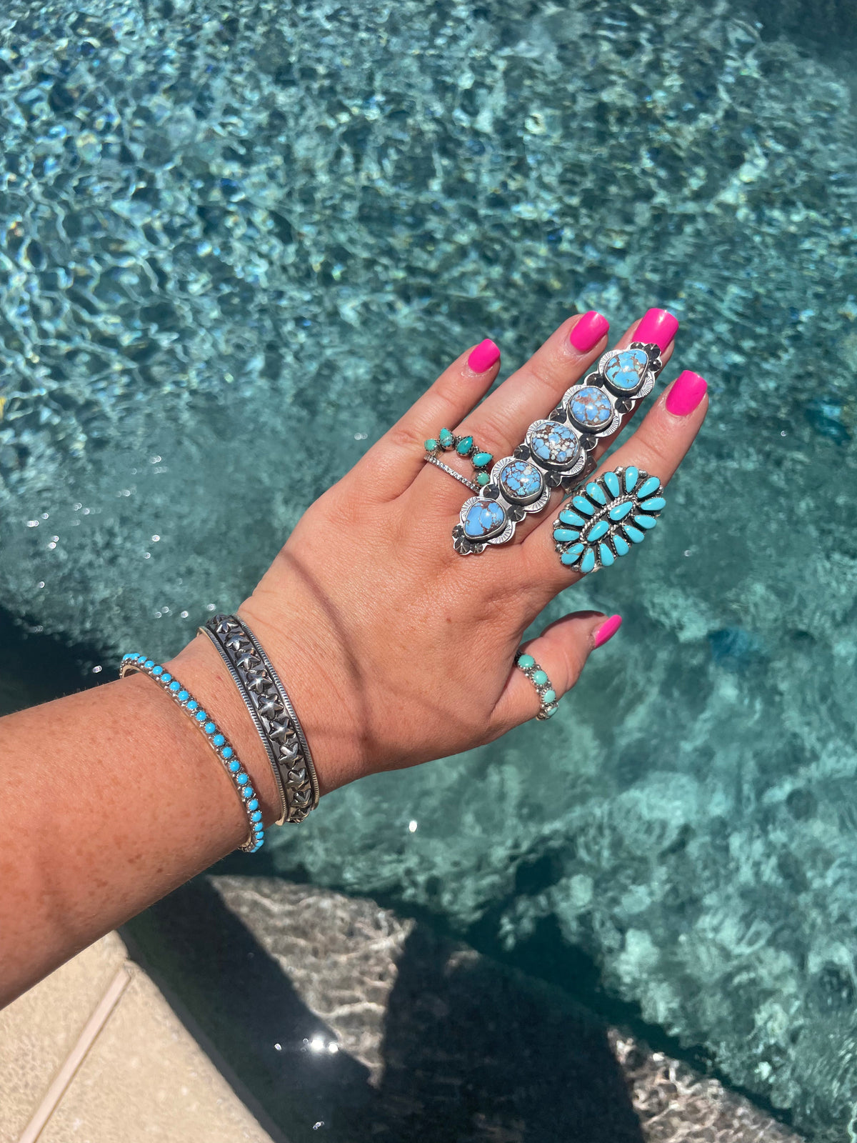 “The Star Cuff” Handcrafted Sterling Silver Adjustable Star Cuff Bracelet