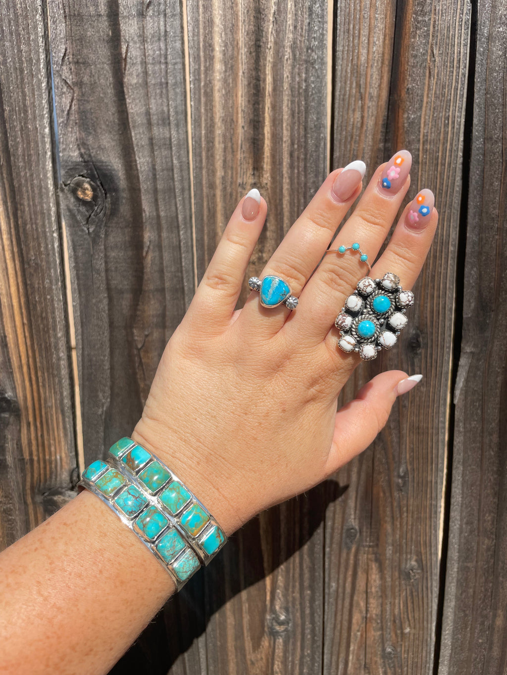 “The Must Have” Handcrafted Sterling Silver Single Stone Turquoise Ring