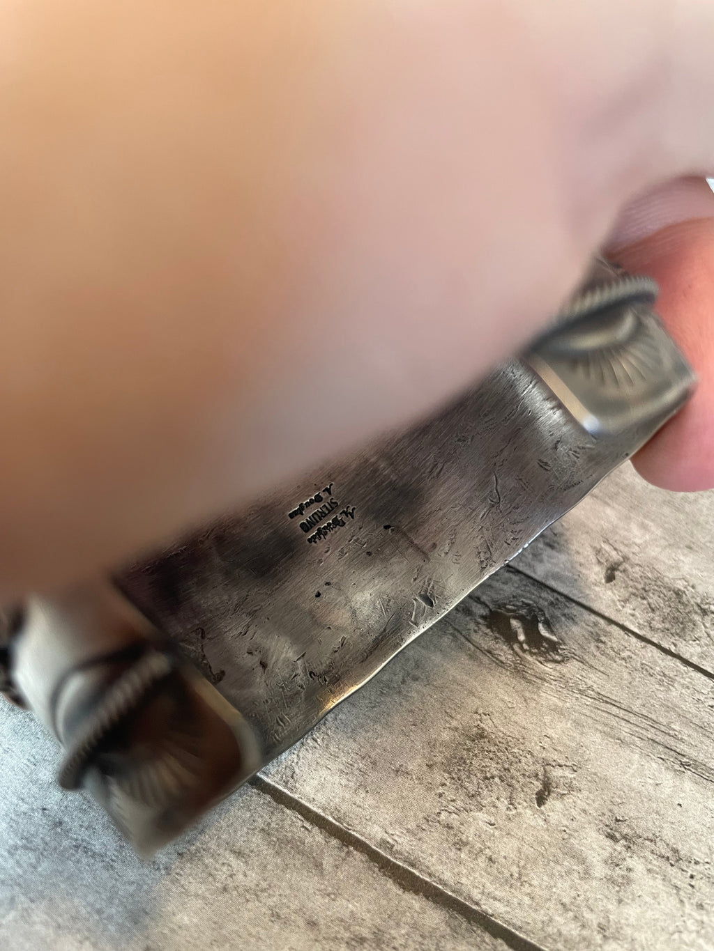 Handcrafted Sterling Silver And Multi Stone Bracelet Cuff By Akee Douglas