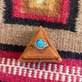 Handcrafted Single Stone Turquoise Sterling Silver Ring