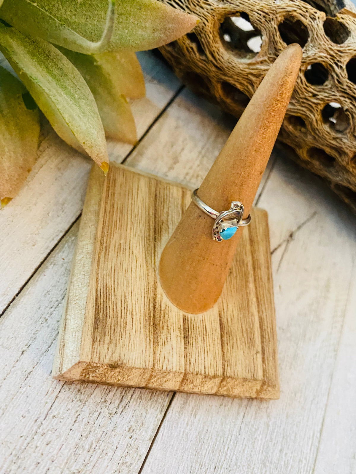 Handcrafted Sterling Silver & Turquoise Ring