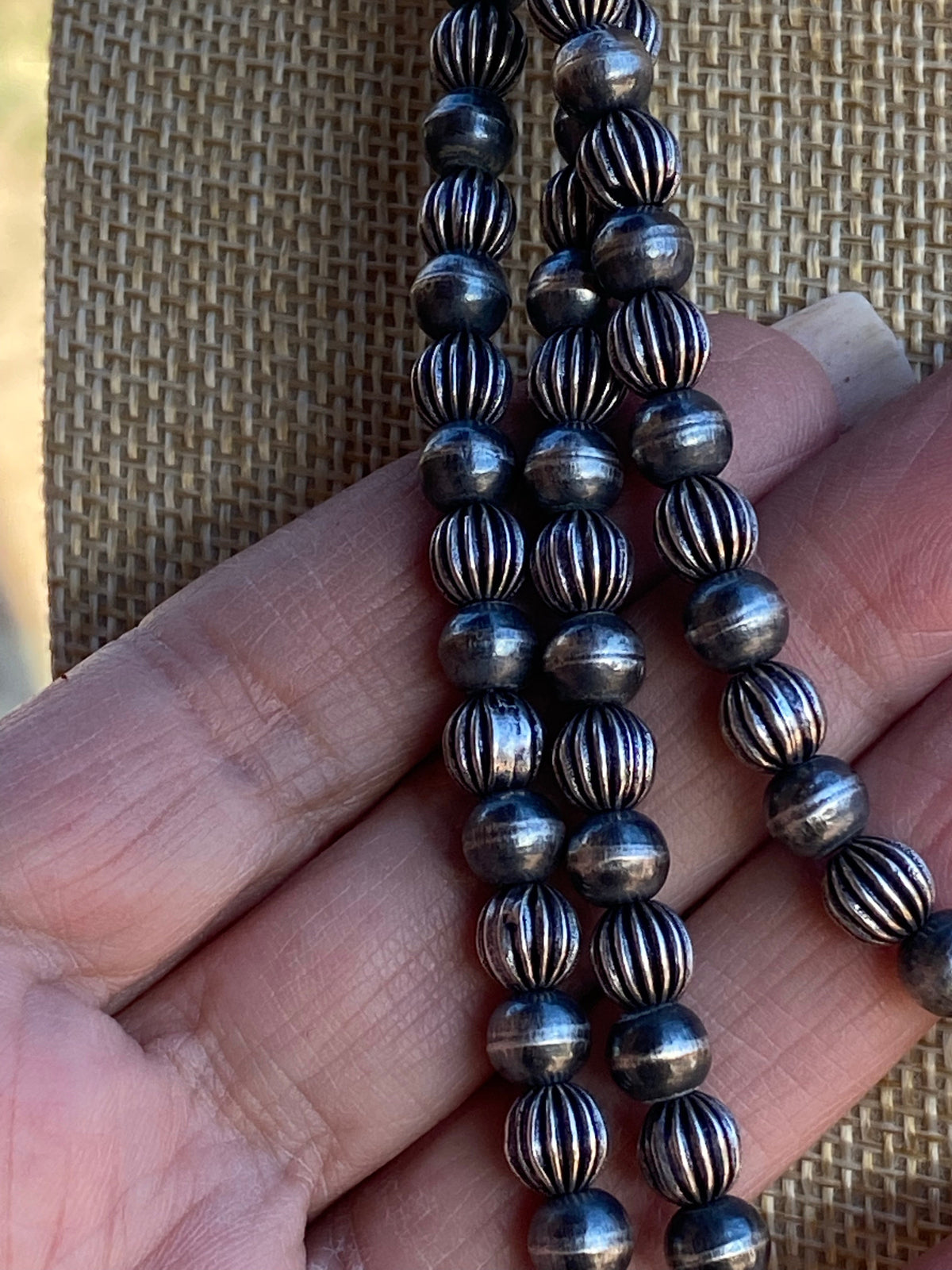 Custom 6mm Handcrafted Pearl Style 70 inch beads