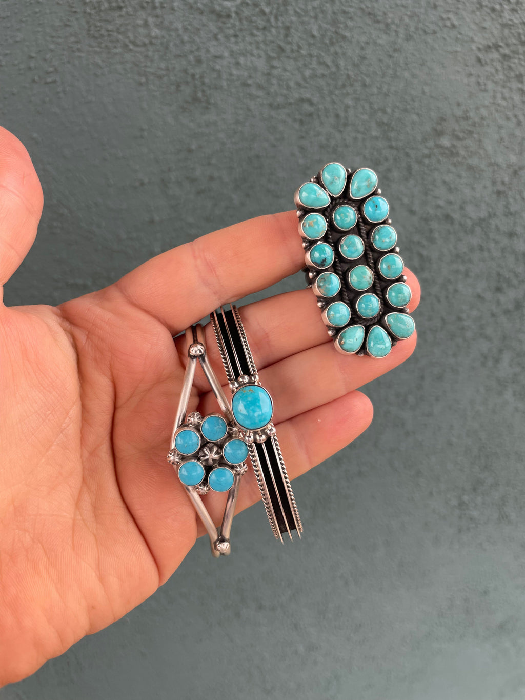 Sterling Silver & Turquoise Cuff Bracelet