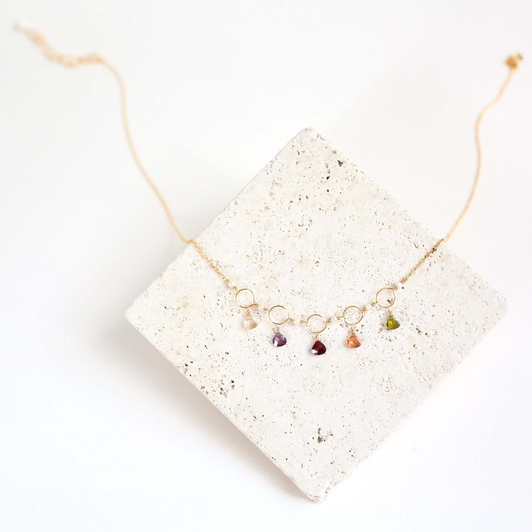 Green Onyx Mini Sparkler Necklace