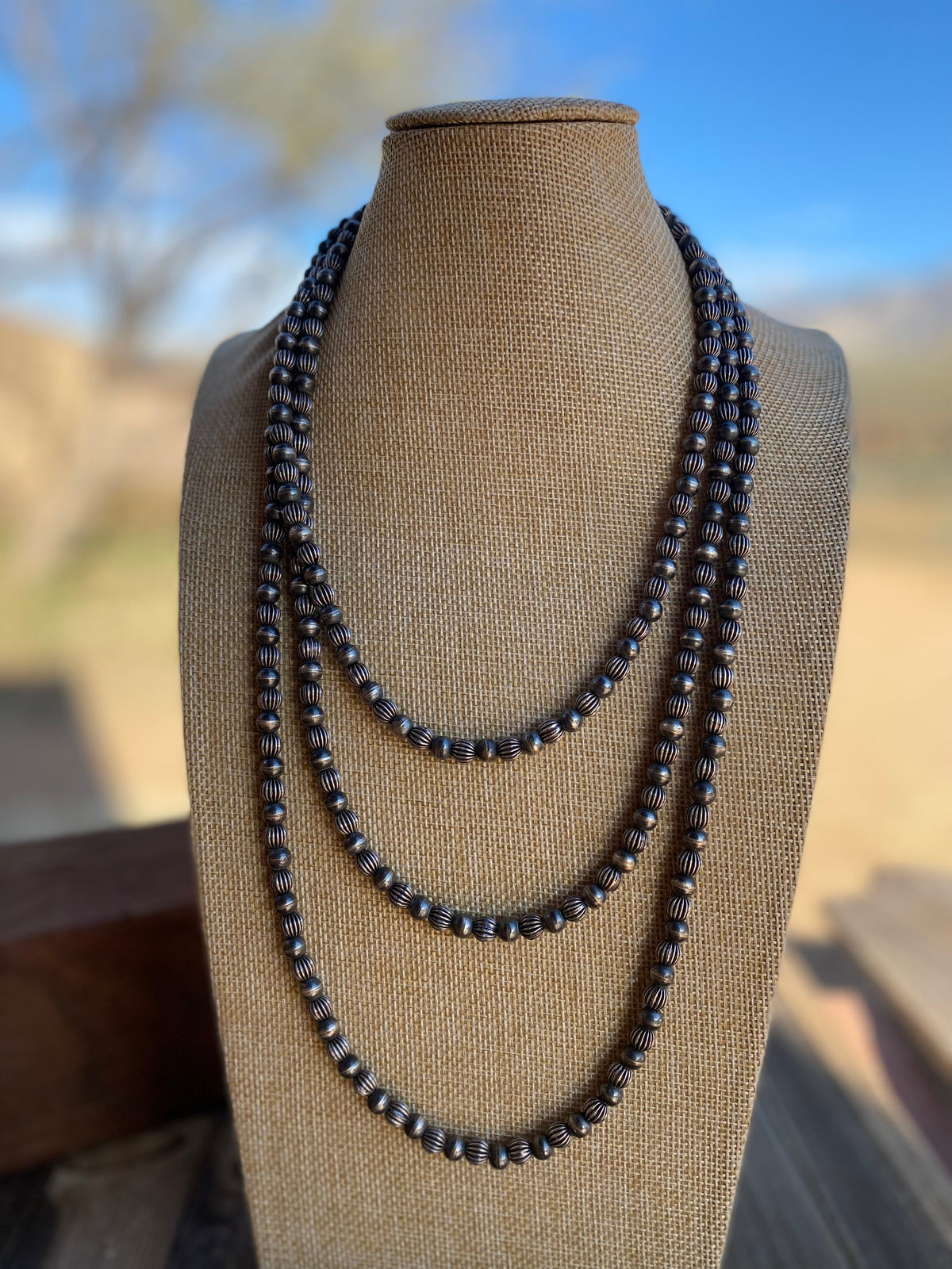 Custom 6mm Handcrafted Pearl Style 70 inch beads