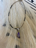 Handcrafted Sterling Silver & Blue Opal Inlay Pendant
