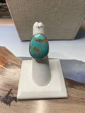Handcrafted Sterling Silver & Turquoise Ring Size 5.5
