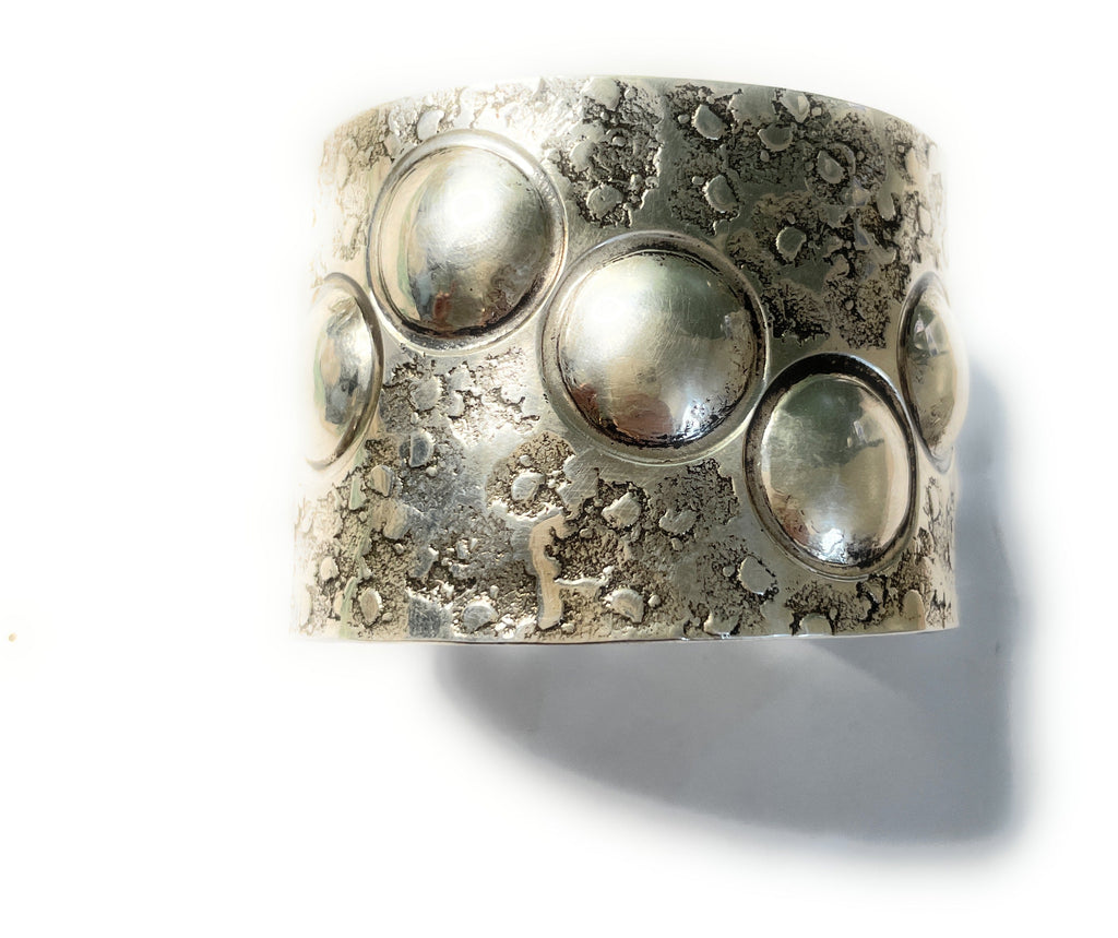 Handcrafted Sterling Silver Cuff Bracelet By Codie Willie